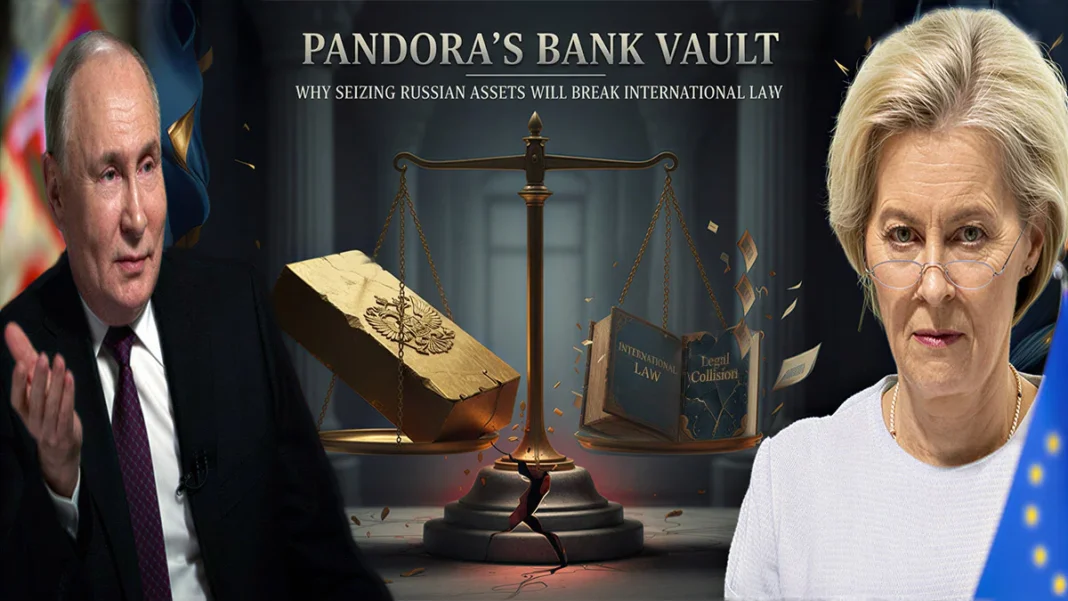 Pandora’s Bank Vault: Why Seizing Russian Assets Will Break International Law Pandora's Bank Vault EU Russian Assets