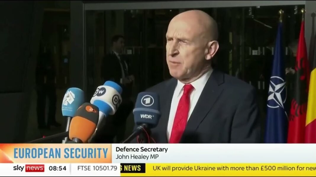 Defence Secretary John Healey: Funding Forever Wars John Healey