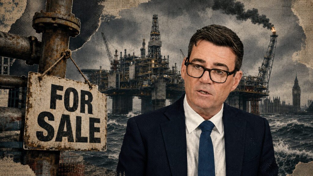 Andy burnham BP North Sea oil