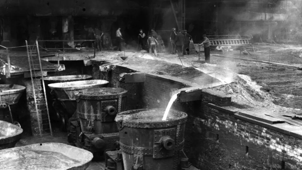 Dorman Long Redcar steelworks, 1917