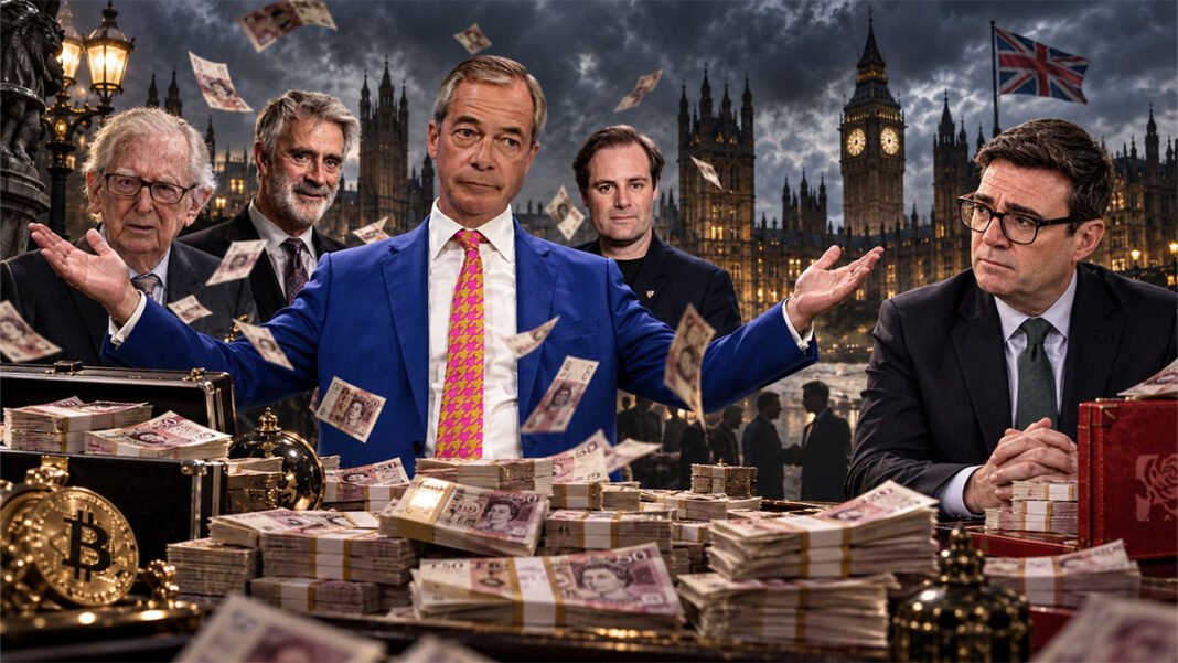 £72 Million in 48 Hours: Reform UK to Labour the Sale of British Democracy £72 Million Reform Slow Sale of British Democracy
