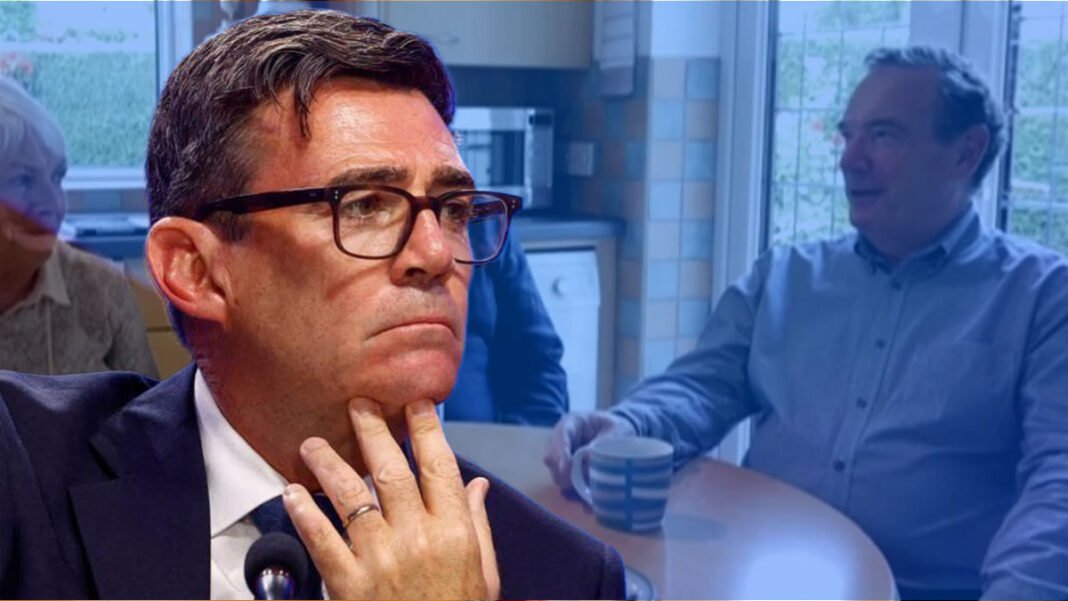 Andy Burnham and Dad Roy