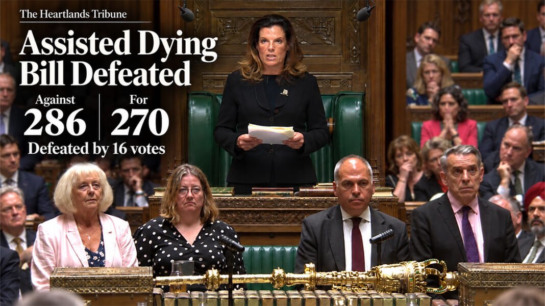 Assisted Dying Bill Falls As Support Collapses