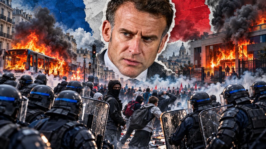 France School Protests: Started Over Missing Teachers The State Gave Them Riot Police France on Fire