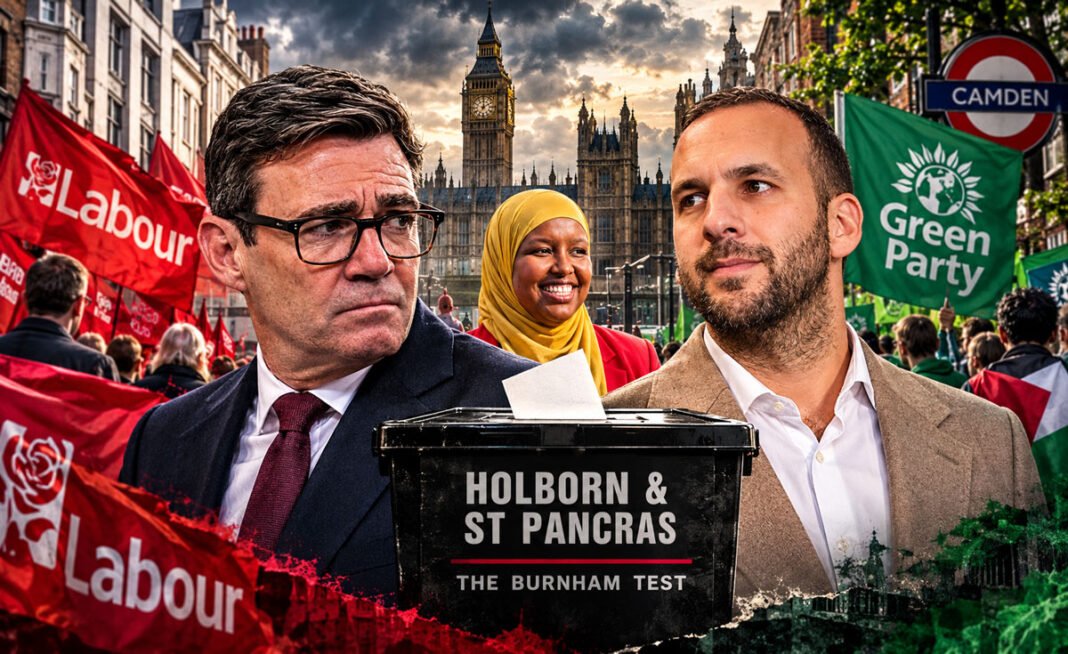 Holborn By-Election: Can Burnham Win a Divided Left? Burnham Holborn By-election